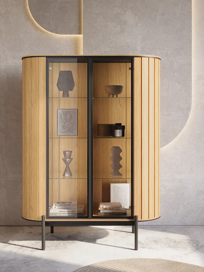 nowoczesna witryna Rotto do salonu