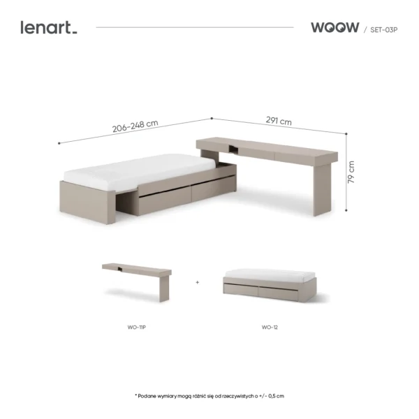 wymiary produktu SET-WOS3P