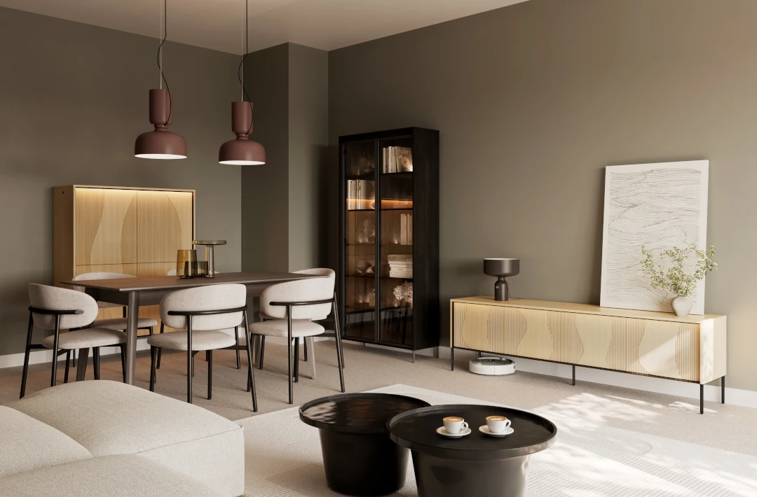 wizualizacja brył kolekcja Flow