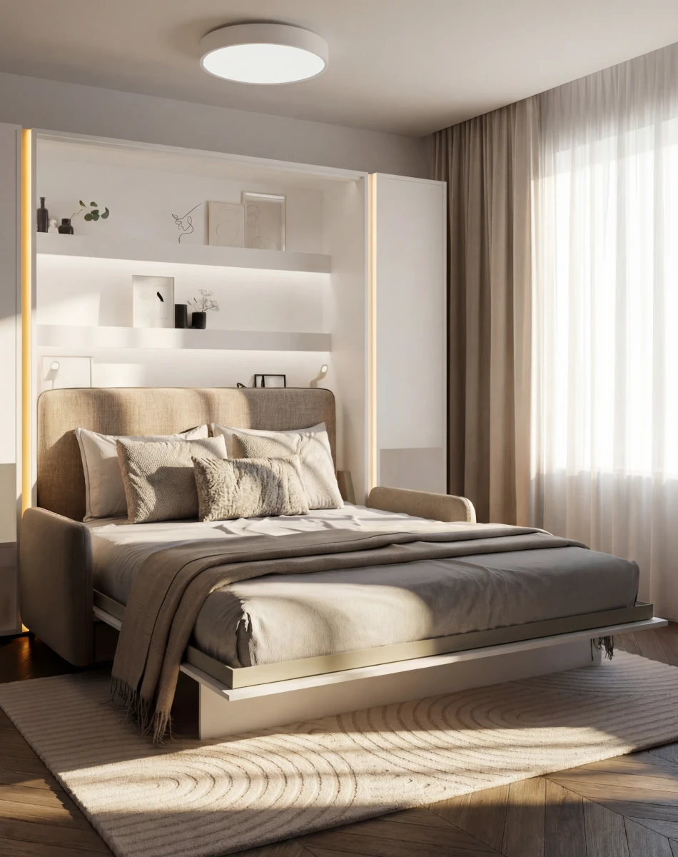 aranżacja materaca sleep Core z półkotaczanem BC